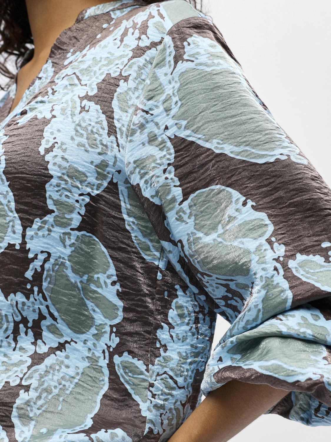 OBJYEVA Top - Seal Brown - VERO MODA & VILA Bergvik